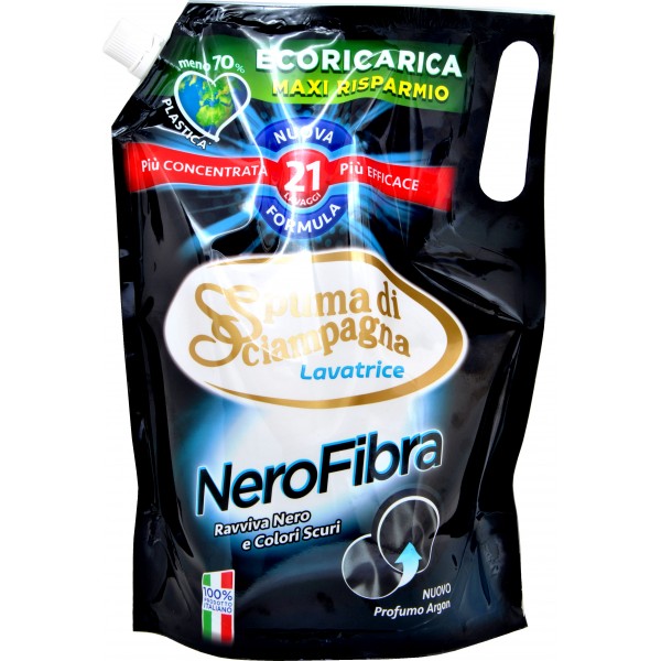 Spuma di Sciampagna ecor. lavatrice nerofibra lt.1,26