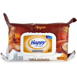 Happy salviette bimbi argan pz.102