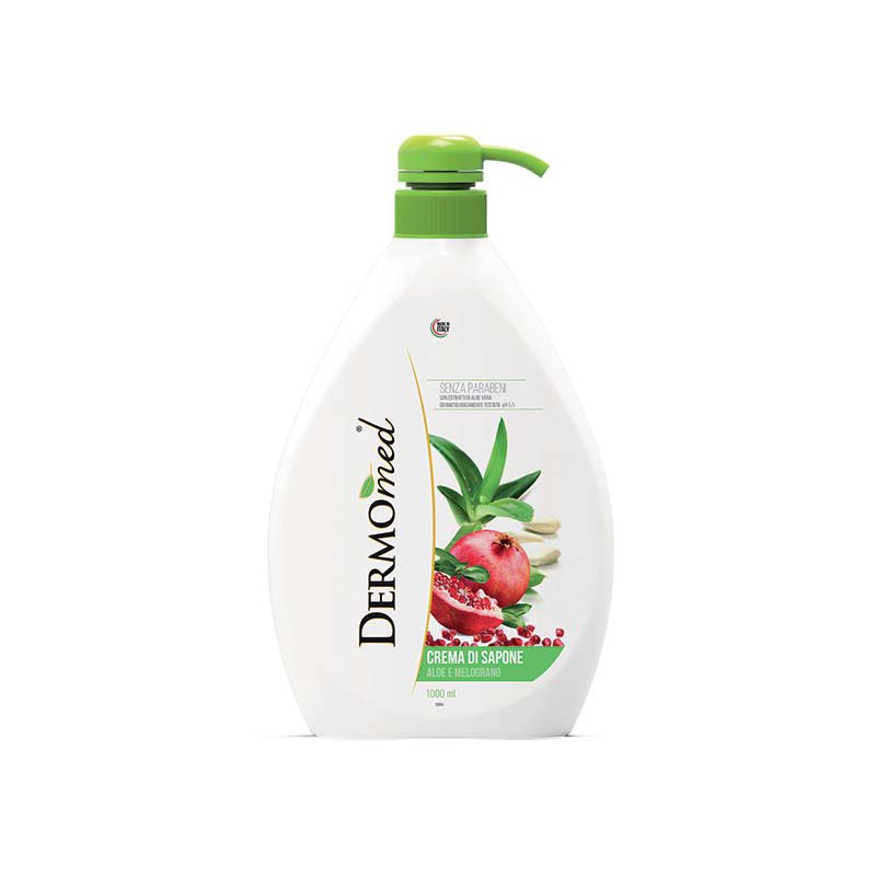 Dermomed sapone liquido aloe-melograno lt.1