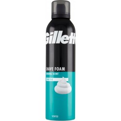 Gillette Schiuma da Barba da Uomo Sensitive con Profumo Originale, 300 ml