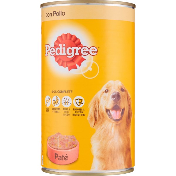 Pedigree Paté con Pollo lattina kg.1,25