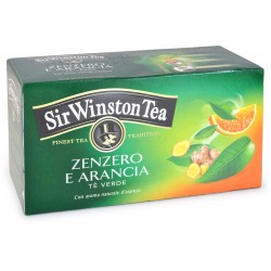 Sir Winston Tea Zenzero e Arancia Tè Verde 20 x 1,75 gr.