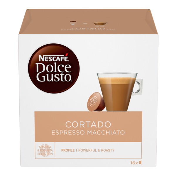 Nescafé Dolce Gusto Caffè Cortado Espresso Macchiato Conf. 16 Capsule