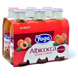 Yoga Albicocca Succo e Polpa 6 x 125 ml. vap