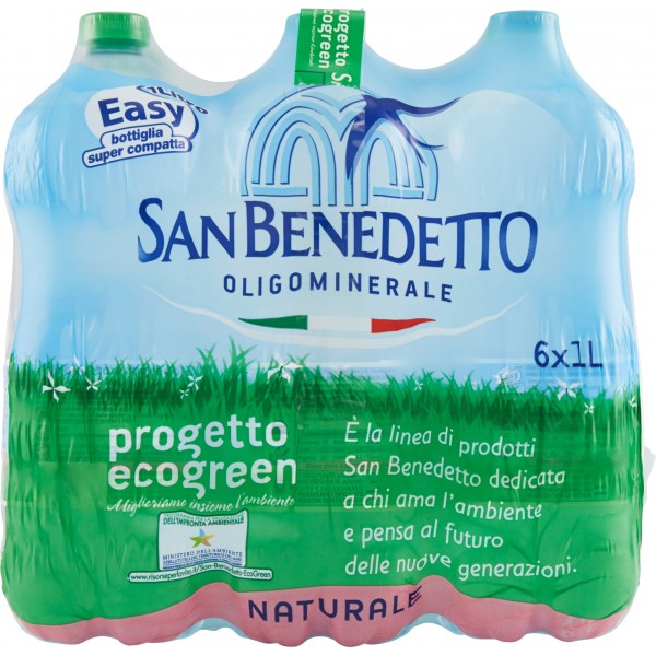 Acqua naturale - PET - bottiglia da 500 ml - San Benedetto