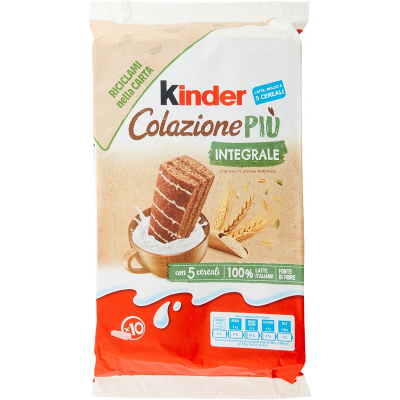 Kinder Colaz piu Integrale X10 Gr 290 Kinder Colaz piu Integrale X10 Gr 290