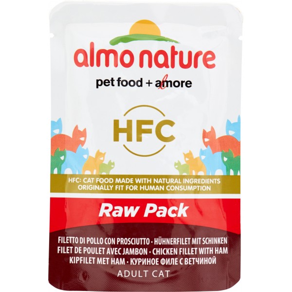 Almo nature busta jelly pollo e prosciutto gr.55 Almo nature busta jelly pollo e prosciutto gr.55