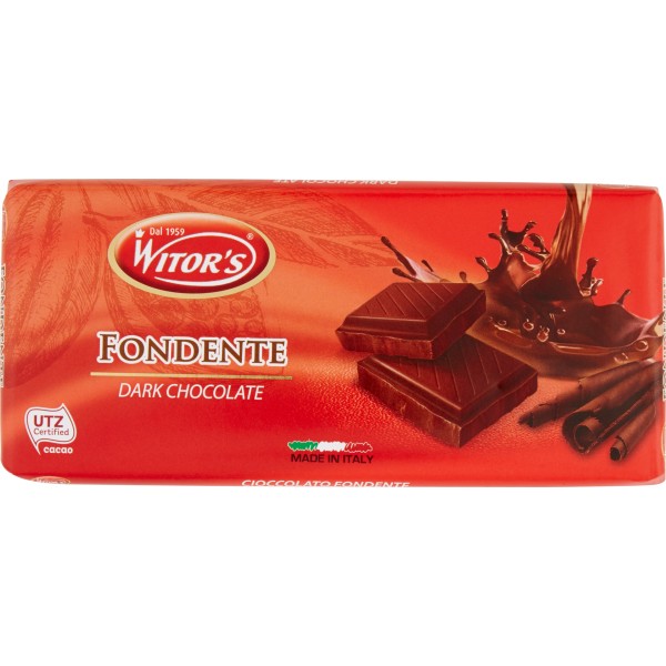 Witor's tavoletta cioccolato Fondente gr.100