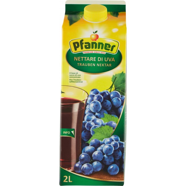 Pfanner nettare di uva 50% lt.2