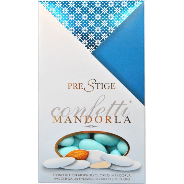 Buratti mandorla confetti azzurro gr.500 Buratti mandorla confetti azzurro gr.500