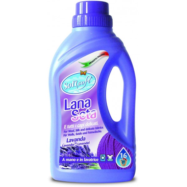 Soft Soft Lana E Seta Detersivo Liquido Lavanda 1 Lt