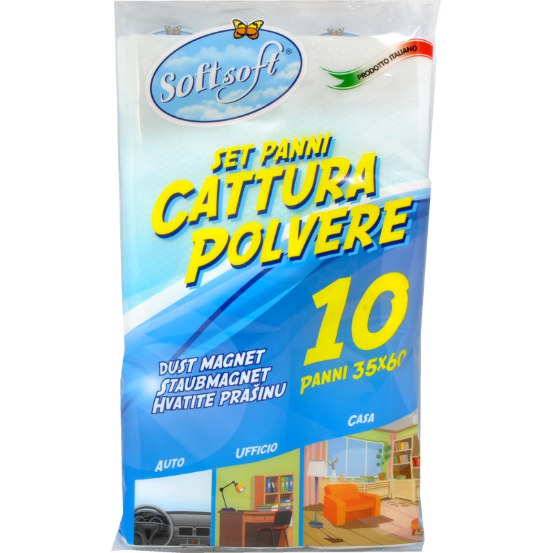 PANNI CATTURAPOLVERE L'UNICO 40 PZ. CM. 20X38 SCATOLA