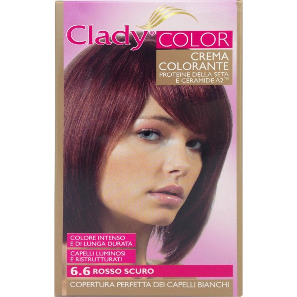 Clady shampo color rosso romano Colore rosso intenso e scuro