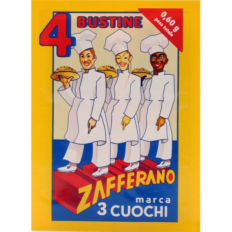 3 cuochi zafferano 4 bustine da gr.0 15 3 cuochi zafferano 4 bustine da gr.0 15