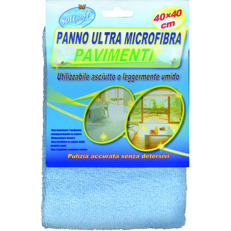 Panno per Pavimenti in Microfibra, Senza Striature, Super