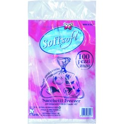 Soft soft sacchetti freezer con strappo cm.20x30 pz.100