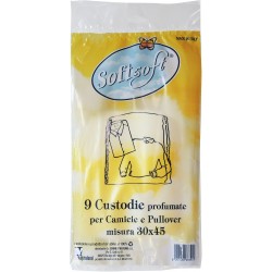 Soft Soft custodie profumate per camice e pullover cm.30x45 9 pz