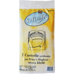 Soft Soft custodie profumate per felpe e maglioni cm.42x52 7 pz