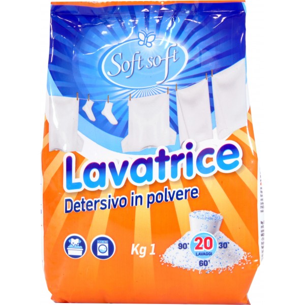 Soft Soft Detersivo In Polvere Per Lavatrice Sacchetto 18 Misurini
