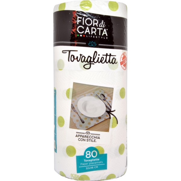 Fior di carta tovagliette in rotolo colori misti