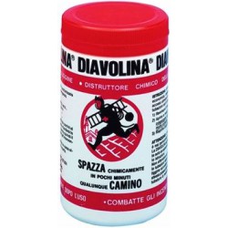 Diavolina Spazza Camino Distruttore Chimico Canne Fumarie gr. 270