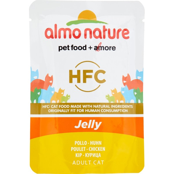 Almo nature HFC Jelly Adult Cat Pollo 55 gr. Almo nature HFC Jelly Adult Cat Pollo 55 gr.