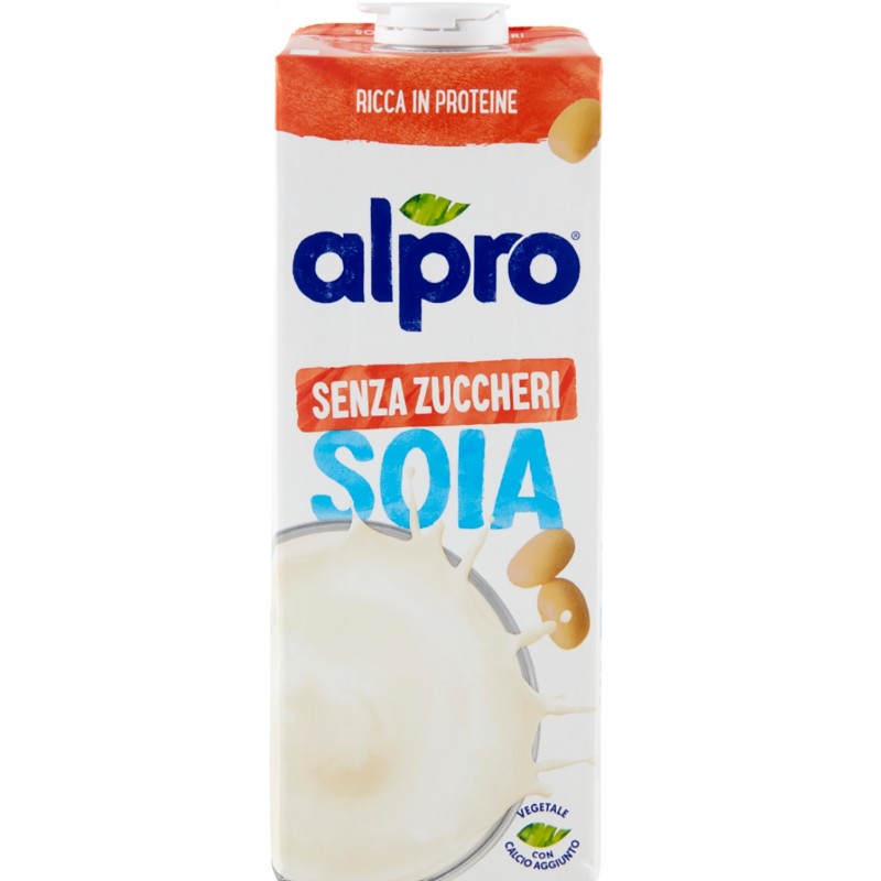 Alpro Latte Di Soya Drink Bevanda Senza Zucchero In Brick lt. 1