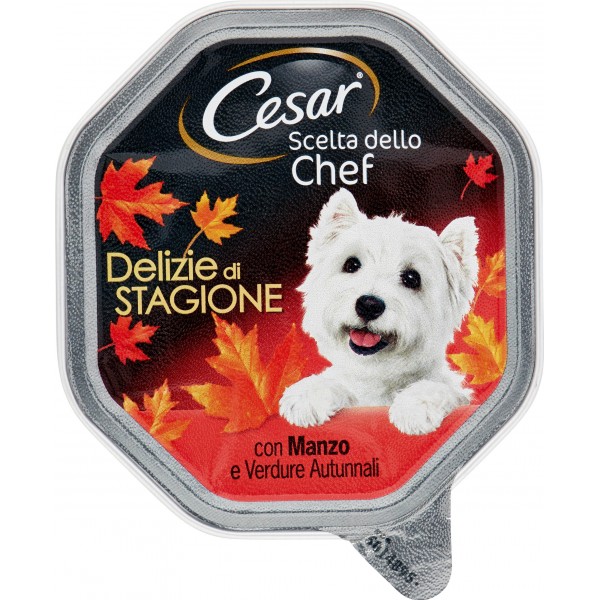 Cesar Scelta dello Chef Delizie di Stagione con Manzo e Verdure Autunnali 150 gR.