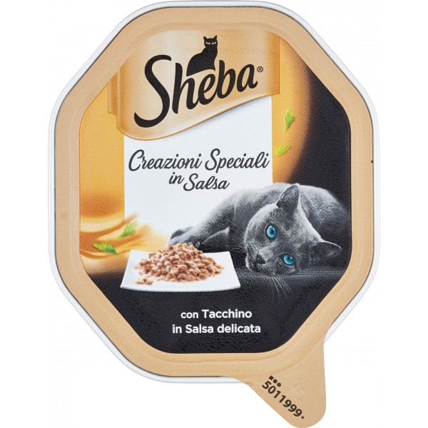 Sheba Creazioni Speciali in Salsa con Tacchino in Salsa delicata 85 gr.