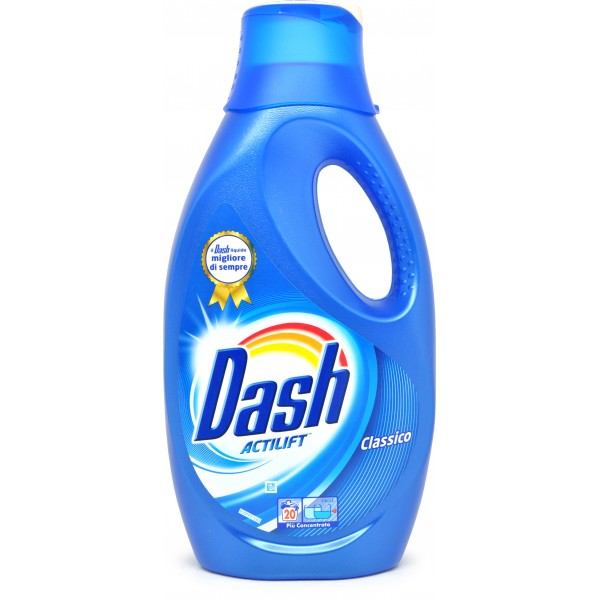 Dash Detersivo Liquido Actilift Classico Fustino Con Tappo Dosatore