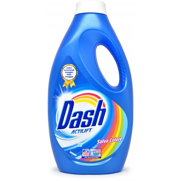Dash Actilift Detersivo Liquido Salva Colore Fustivo Smacchiatappo