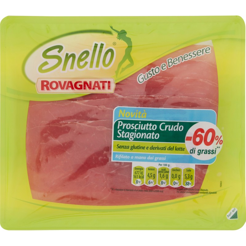 Prosciutto crudo Snello 70 gr. Ordina su
