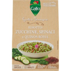 Gallo Gusto e Benessere Risotto Zucchine, Spinaci e Quinoa...