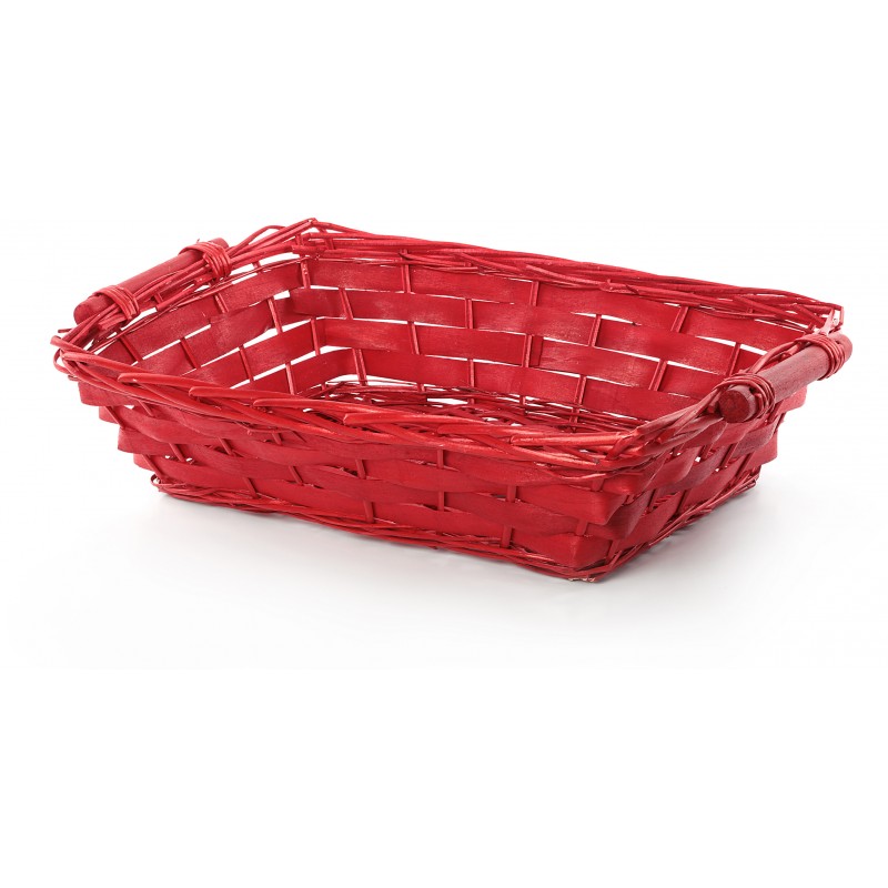Bambole Casa Wicker Tessuta Rettangolare Cestino Miniatura da Bambole Casa Wicker Tessuta Rettangolare Cestino Miniatura da