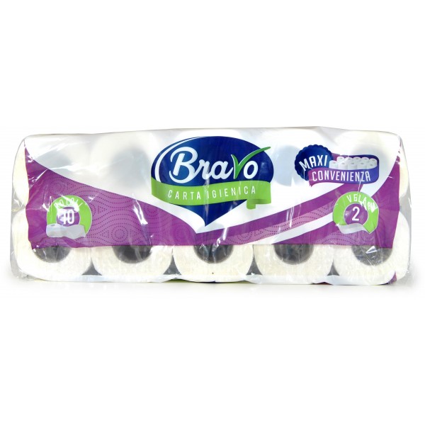 Bravo carta igienica 2 veli x10 rotoli