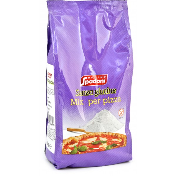 Spadoni farina mix pizza s/glutine kg.1