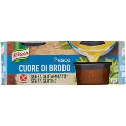 Knorr Cuore di Brodo Pesce senza glutine 4 x 28 gr.