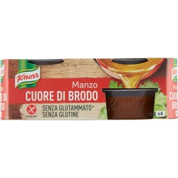 Knorr Cuore di Brodo Manzo senza glutine 4 x 28 gr.