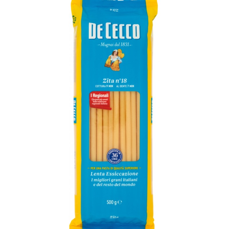 de cecco pasta zita n.18 gr500