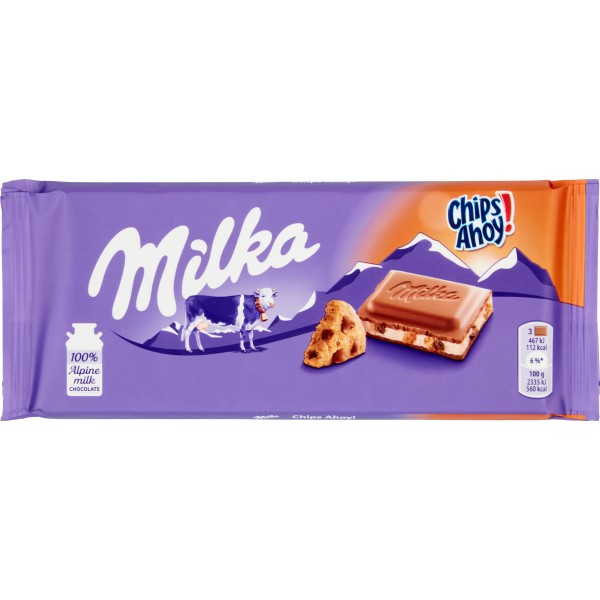 Milka tavolete Chips Ahoy! 100 gr.
