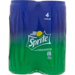 Sprite Bibita lattine 330 ml x 4