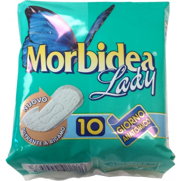 Morbidea assorbenti lady giorno anatomici pz.10