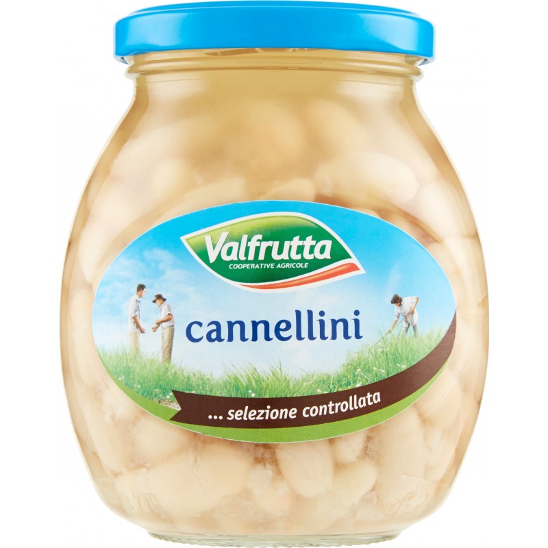 Valfrutta fagioli cannellini vaso gr.360 Valfrutta fagioli cannellini vaso gr.360