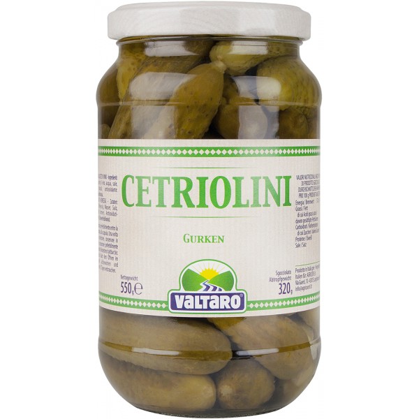 Valtaro cetriolini gr.550