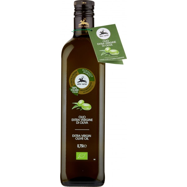 Alce nero Olio Extra Vergine di Oliva Biologico cl.75