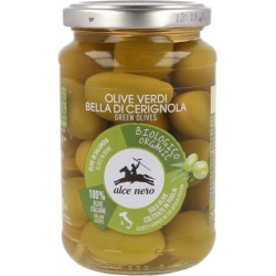 Alce nero olive verdi belle Cerignola Bio gr.350