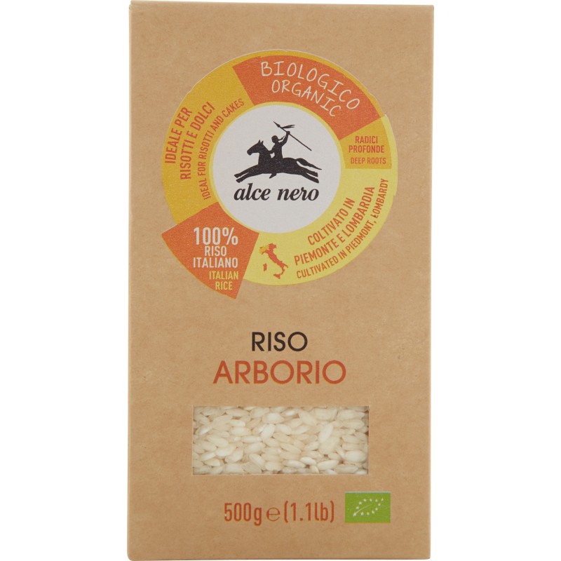 Alce nero Riso Arborio Bio gr.500 GU6339 Alce nero Riso Arborio Bio gr.500 GU6339