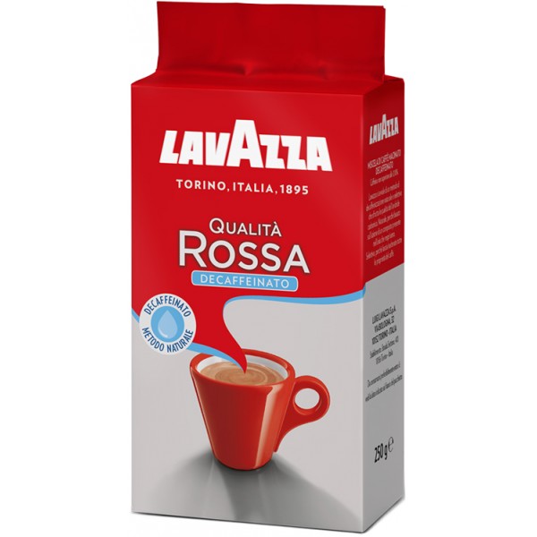 Lavazza Qualità Rossa Decaffeinato 250 gr.