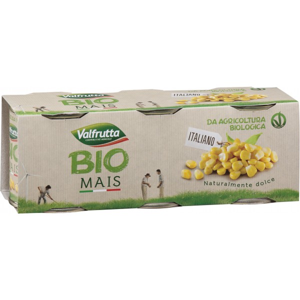 Valfrutta Bio Mais Italiano 3 x 160 gr.