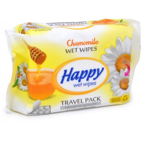 Happy salviette multiuso camomilla pz.30